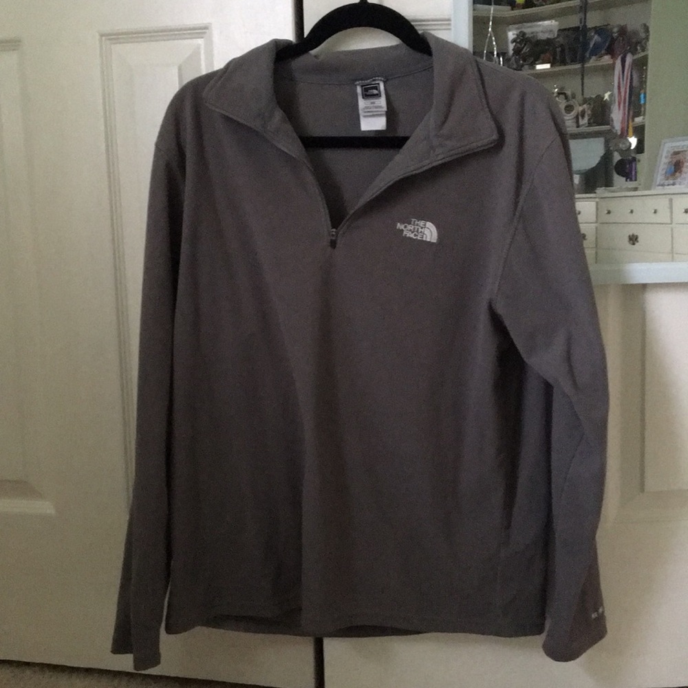 Dark great north face quart zip